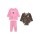 GUESS σετ βρεφικό φόρμας 3 pieces S6YG02K3925-FMES ροζ